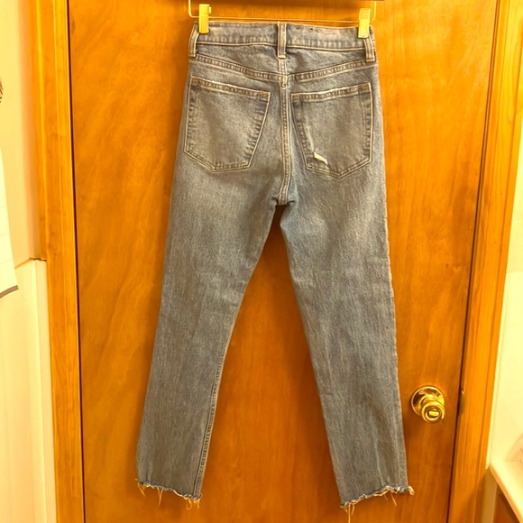 Gap denim cheeky straight leg high rise jeans - Picture 8 of 13